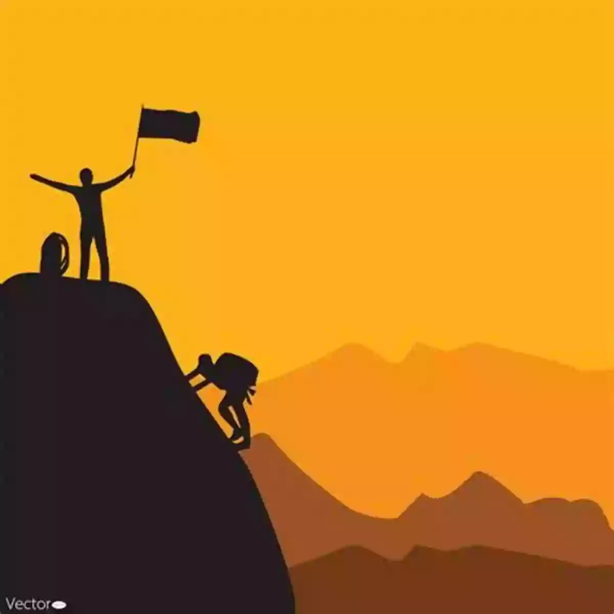 Illustration Of A Person Climbing A Mountain To Represent The Journey Of Learning To Rank For Information Retrieval Learning To Rank For Information Retrieval