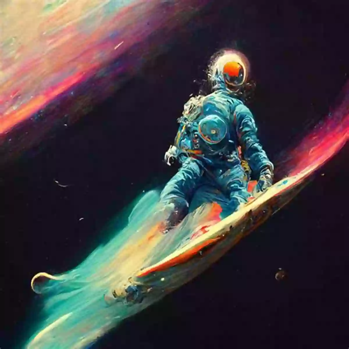 Illustration Of A Person Surfing A Cosmic Wave In Space Understanding The Future: A Survivor S Guide To Riding The Cosmic Wave