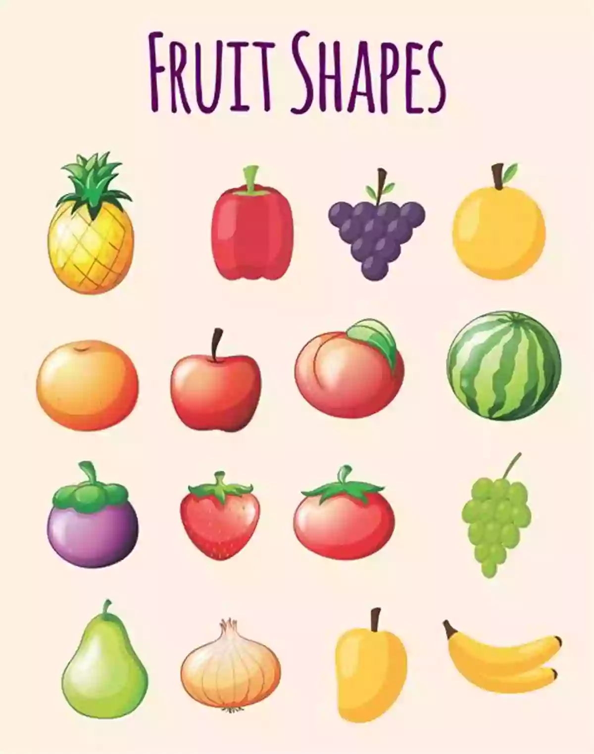 Illustration Of Various Colorful Fruits Bell Pepper: A Short Illustrated Of Facts To Help Children Understand Fruits And Vegetables Illustrated And Educational For Children Aged 4 To 10 Years (Fun Facts On Fruits And Vegetables)