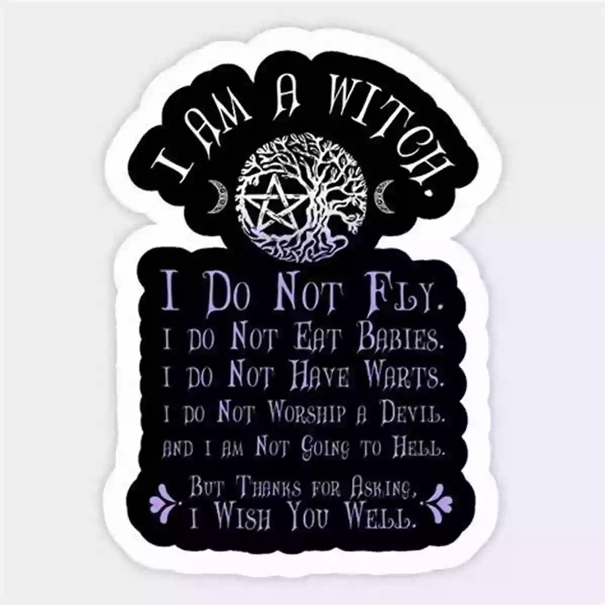 Illustration Showing Common Misconceptions About Wicca Being Debunked. When Someone You Love Is Wiccan: A Guide To Witchcraft And Paganism For Concerned Friends Nervous Parents And Curious Coworkers