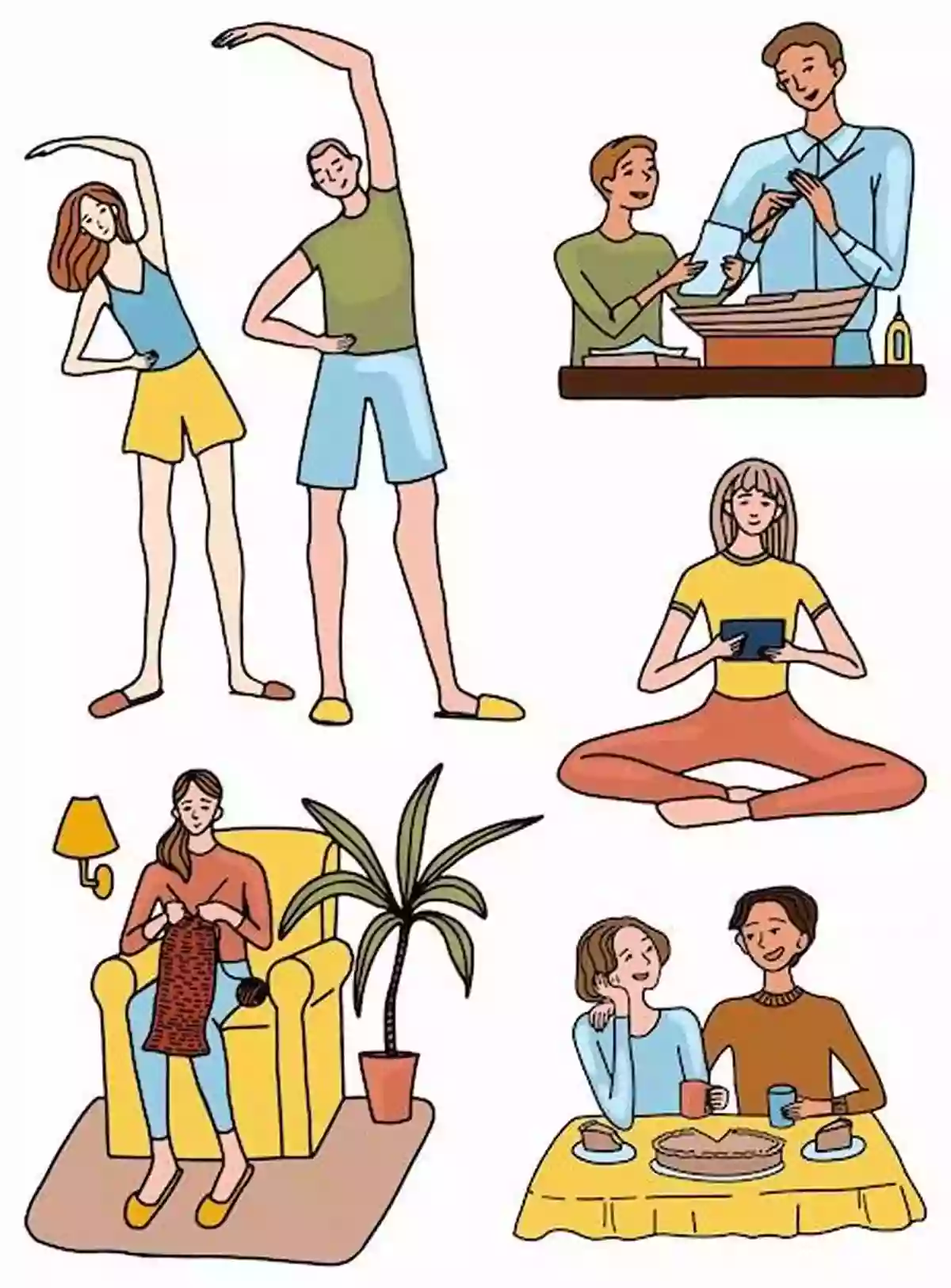 Image Depicting Person Engaged In Various Hobbies The Neuroscience Of Mindfulness: The Astonishing Science Behind How Everyday Hobbies Help You Relax