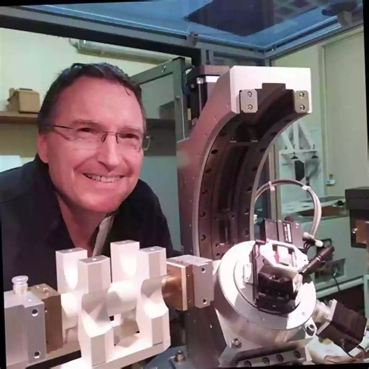 Image Of Daniel Chateigner Analyzing Samples In The Laboratory Combined Analysis Daniel Chateigner