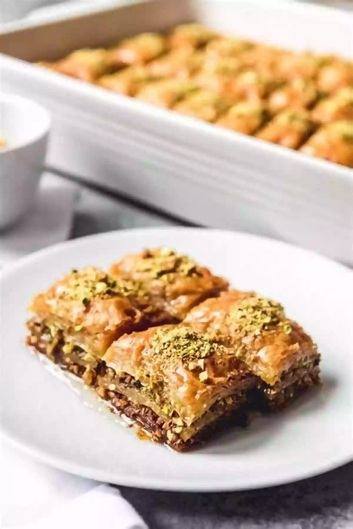 Image Of Baklava Dessert On A Plate Cookbook Of Greek Cuisine Recipes: Easy To Cook Greek Dishes For Beginners: Cooking At Home