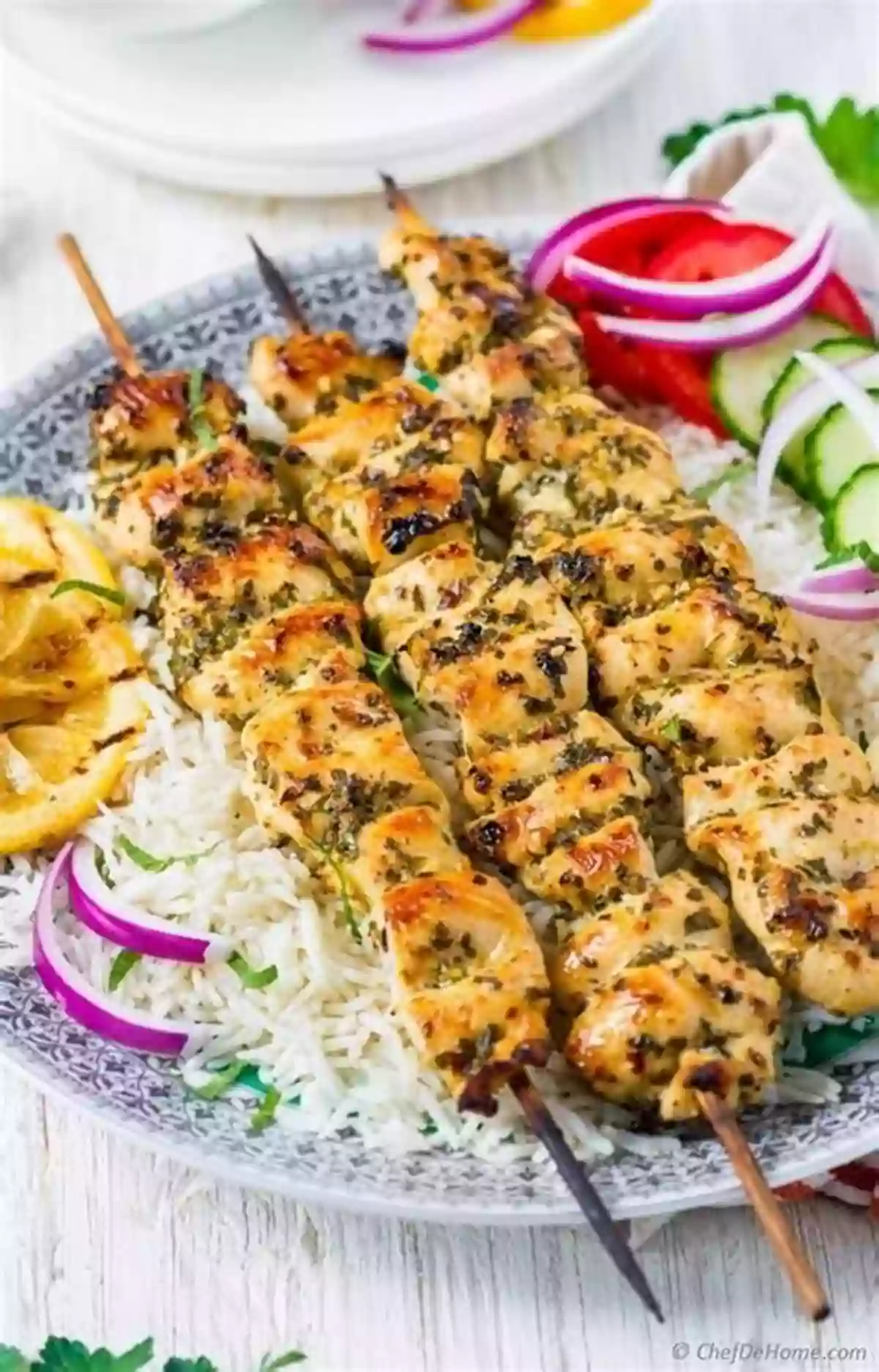 Image Of Souvlaki Skewers On A Grill Cookbook Of Greek Cuisine Recipes: Easy To Cook Greek Dishes For Beginners: Cooking At Home