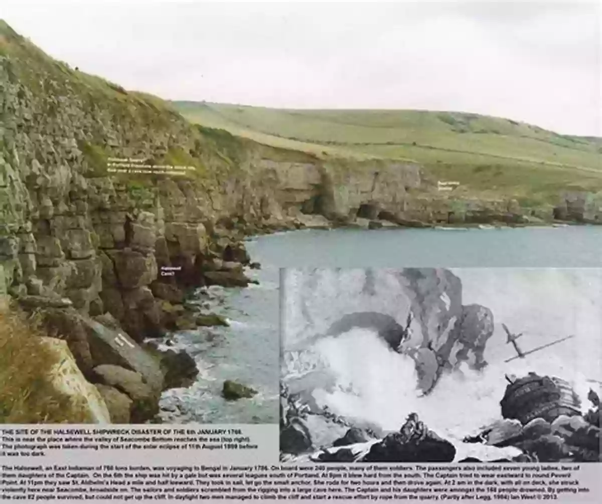 Image Of The Rugged Dorset Cliffs Where The Halsewell Met Its Tragic Fate The Unfortunate Captain Peirce And The Wreck Of The Halsewell East Indiaman 1786: A Life And Death In The Maritime Service Of The East India Company