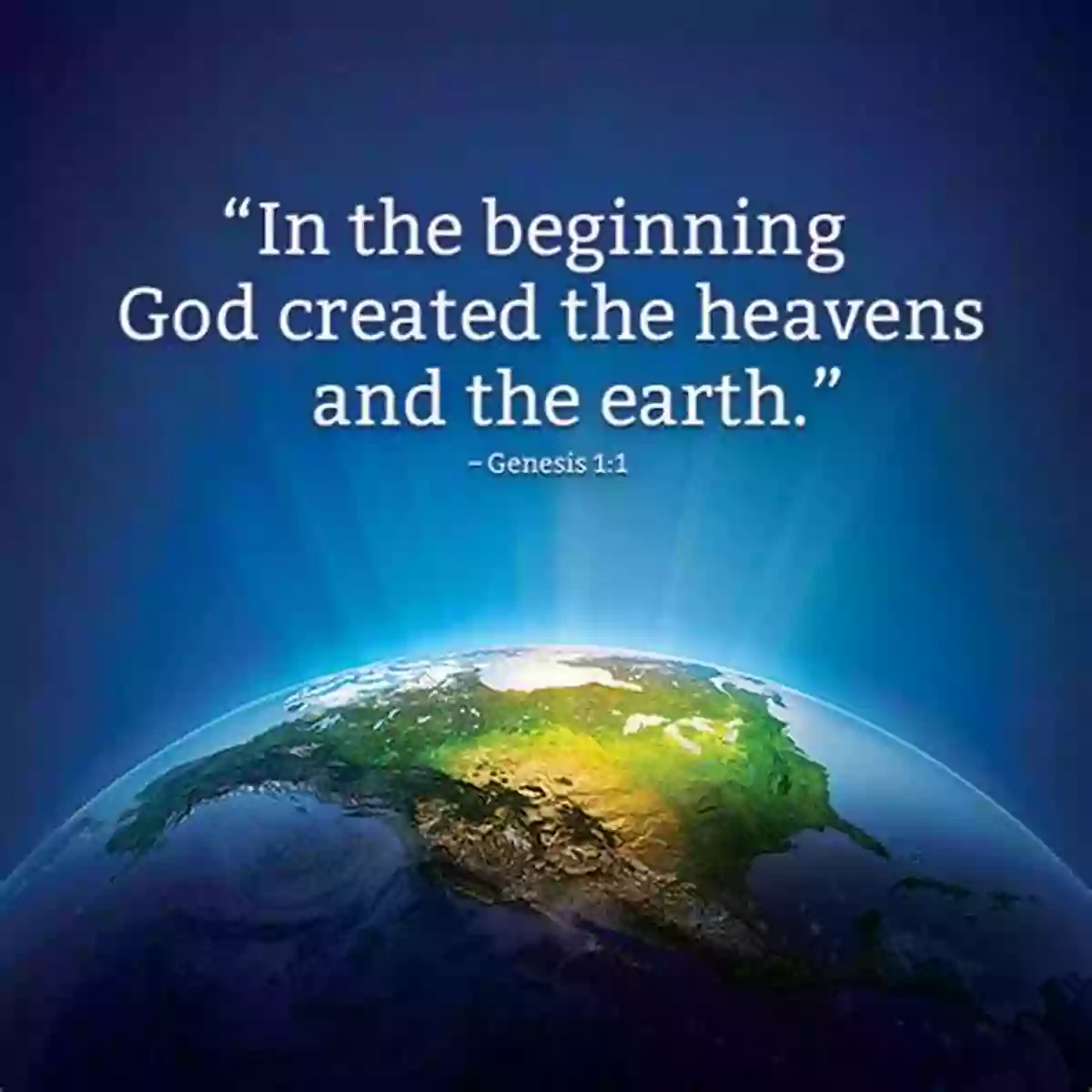 In The Beginning God Created The Heavens And The Earth The Beginning Of Desire: Reflections On Genesis