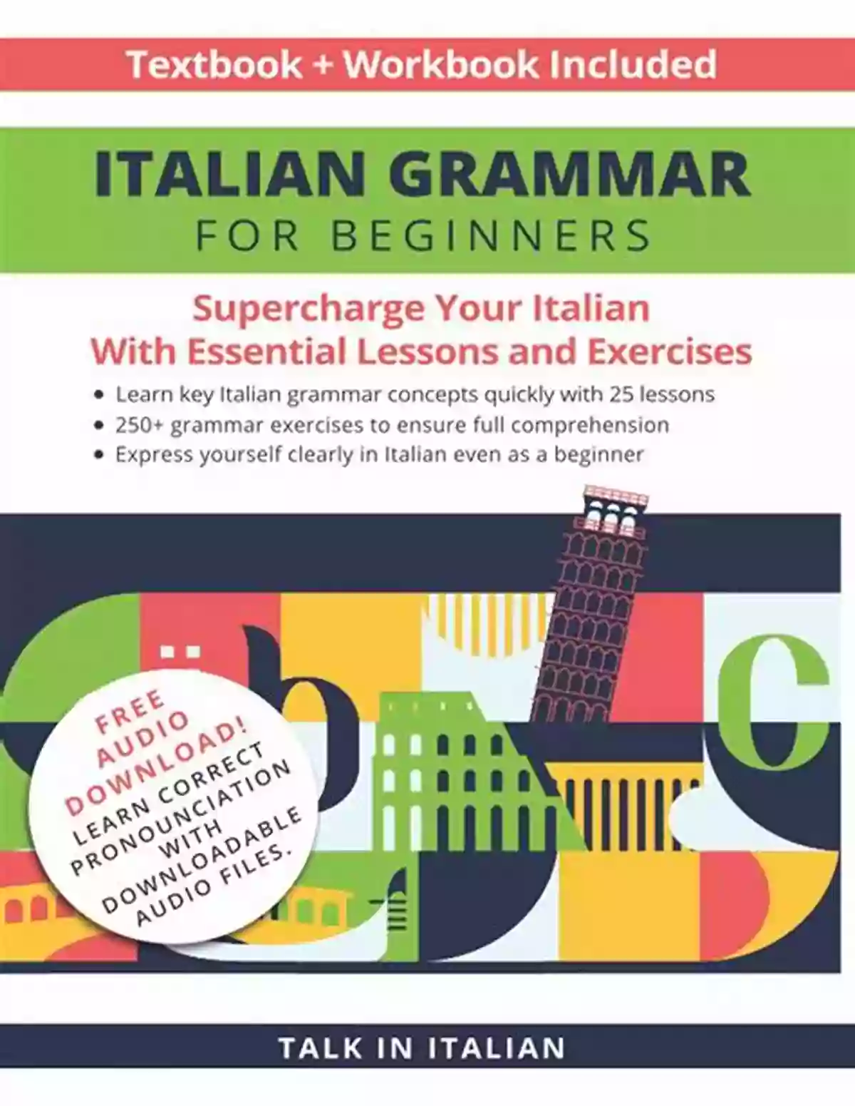 Italian Grammar Exercise Workbook Cover Italian Grammar Exercise Workbook Meghan Utters