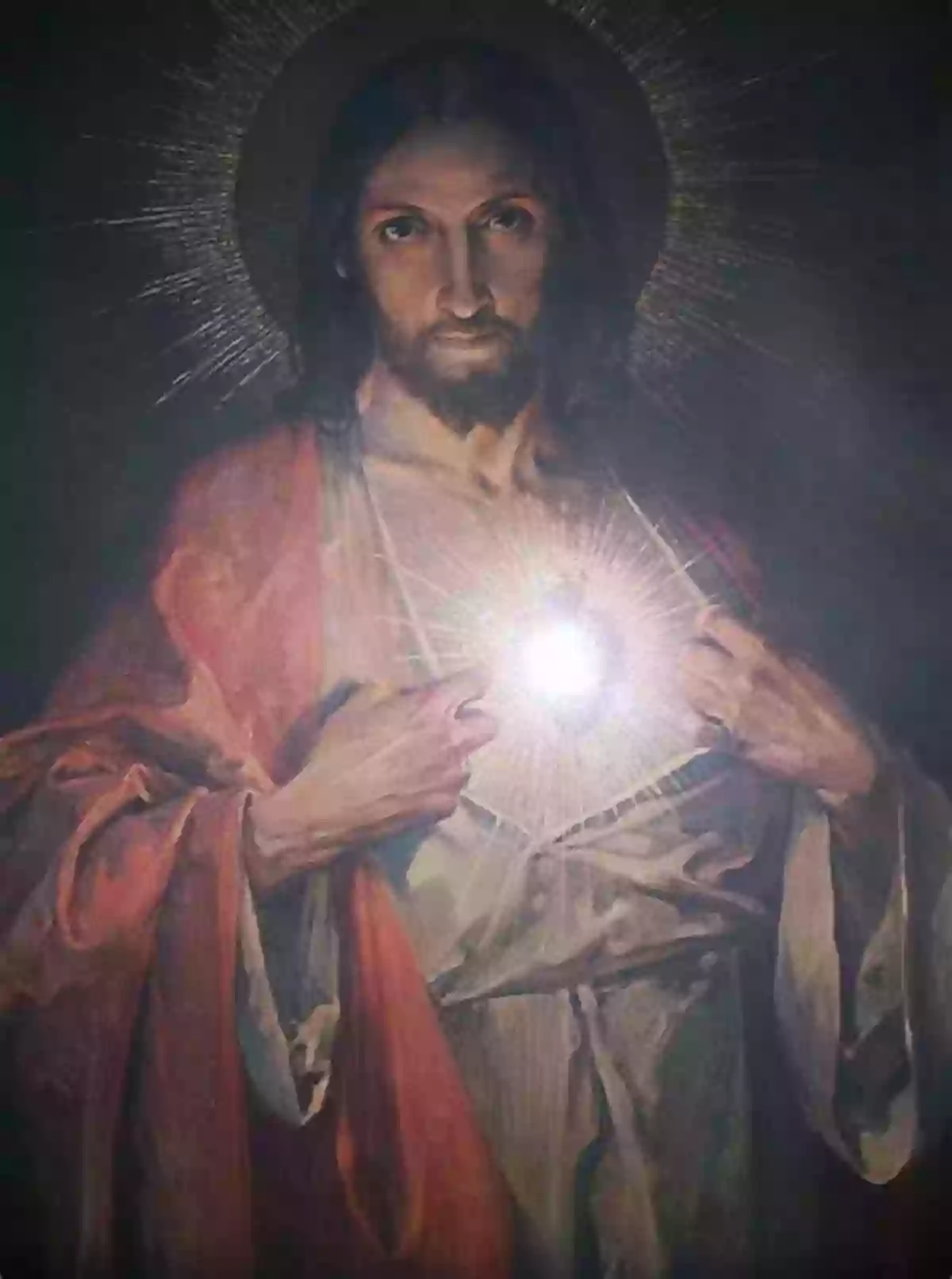 Jesus Christ In A Glowing Heart Filled With Love And Compassion Ascended Master Jesus Is In Your Heart