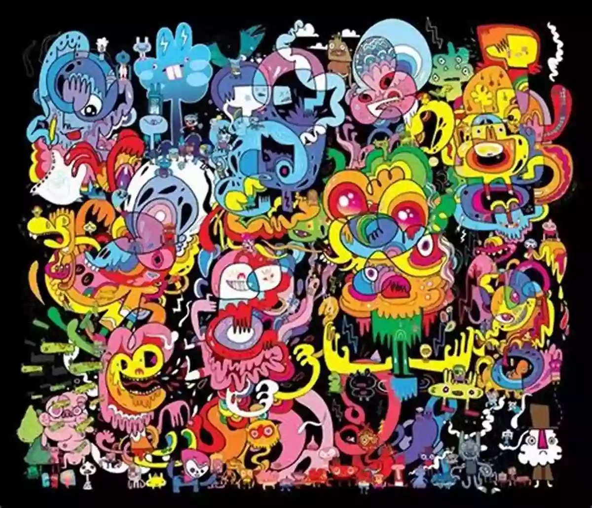 Jon Burgerman's Artwork A Collection Of Colorful And Lively Sketches And Illustrations By The Artist. Chrissy The Frog Jon Burgerman