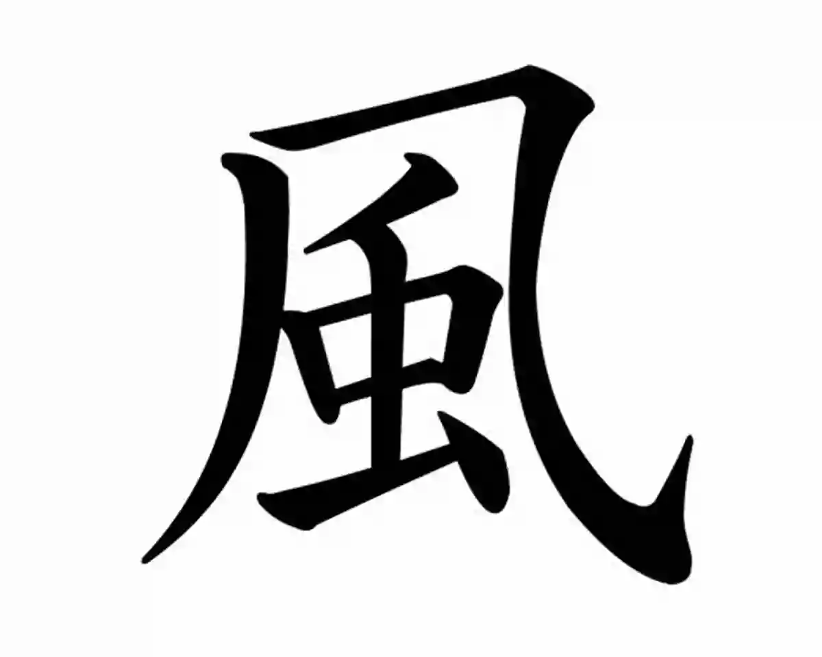 Kanji Character For Wind (風) Signifying The Presence And Movement Of The Wind Cool Kanji: Kanji And Beautiful Scenery