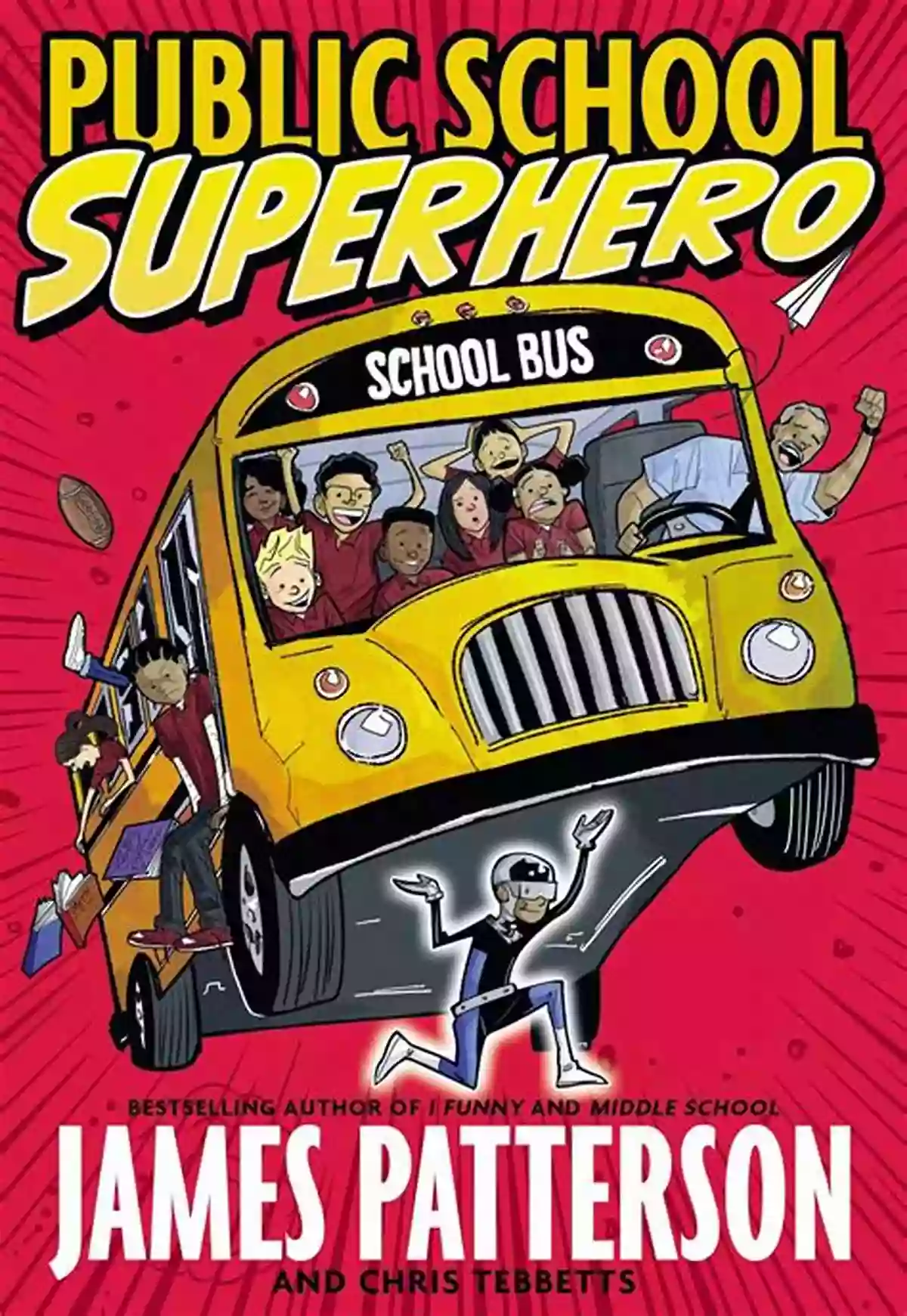 Kids Reading Books Public School Superhero James Patterson