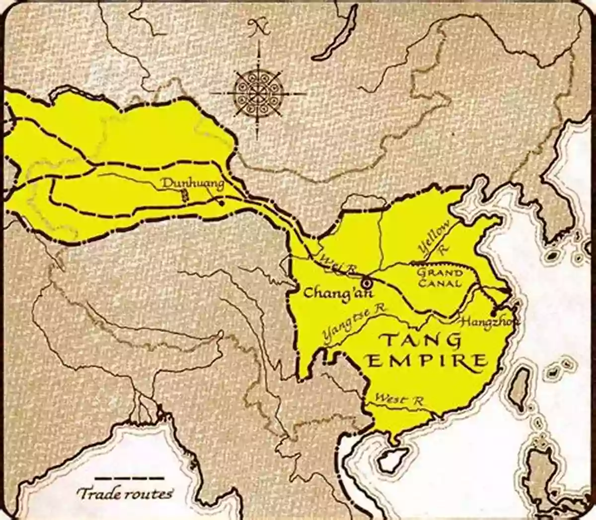 Map Showing The Extent Of Tang China's Influence Across Asia Tang China In Multi Polar Asia: A History Of Diplomacy And War (The World Of East Asia)