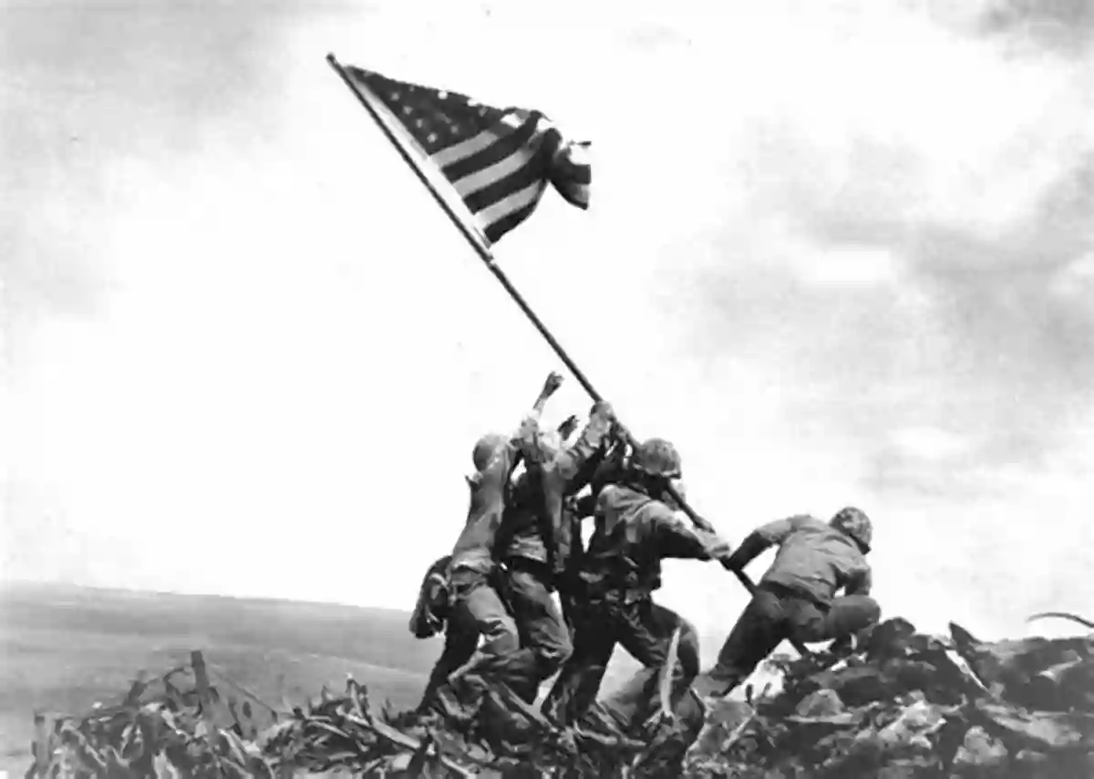 Marines Raising The American Flag On Mount Suribachi U S Marines On Iwo Jima