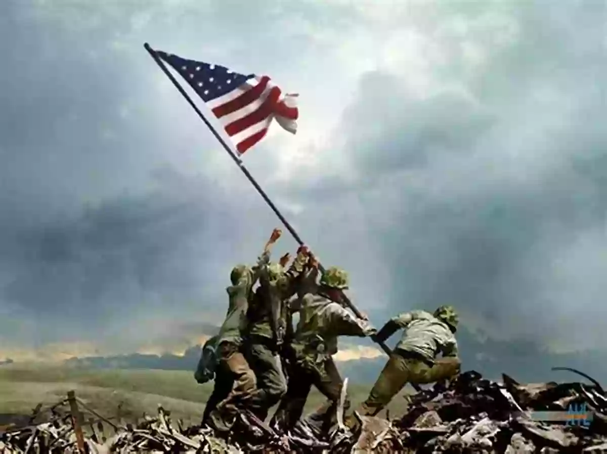 Marines Raising The American Flag On Mount Suribachi U S Marines On Iwo Jima