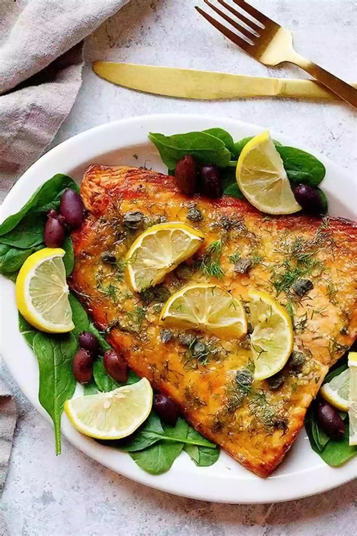 Mediterranean Baked Salmon Food From The Mediterranean: Delectable Mediterranean Diet Meal Recipes: Food From The Mediterranean