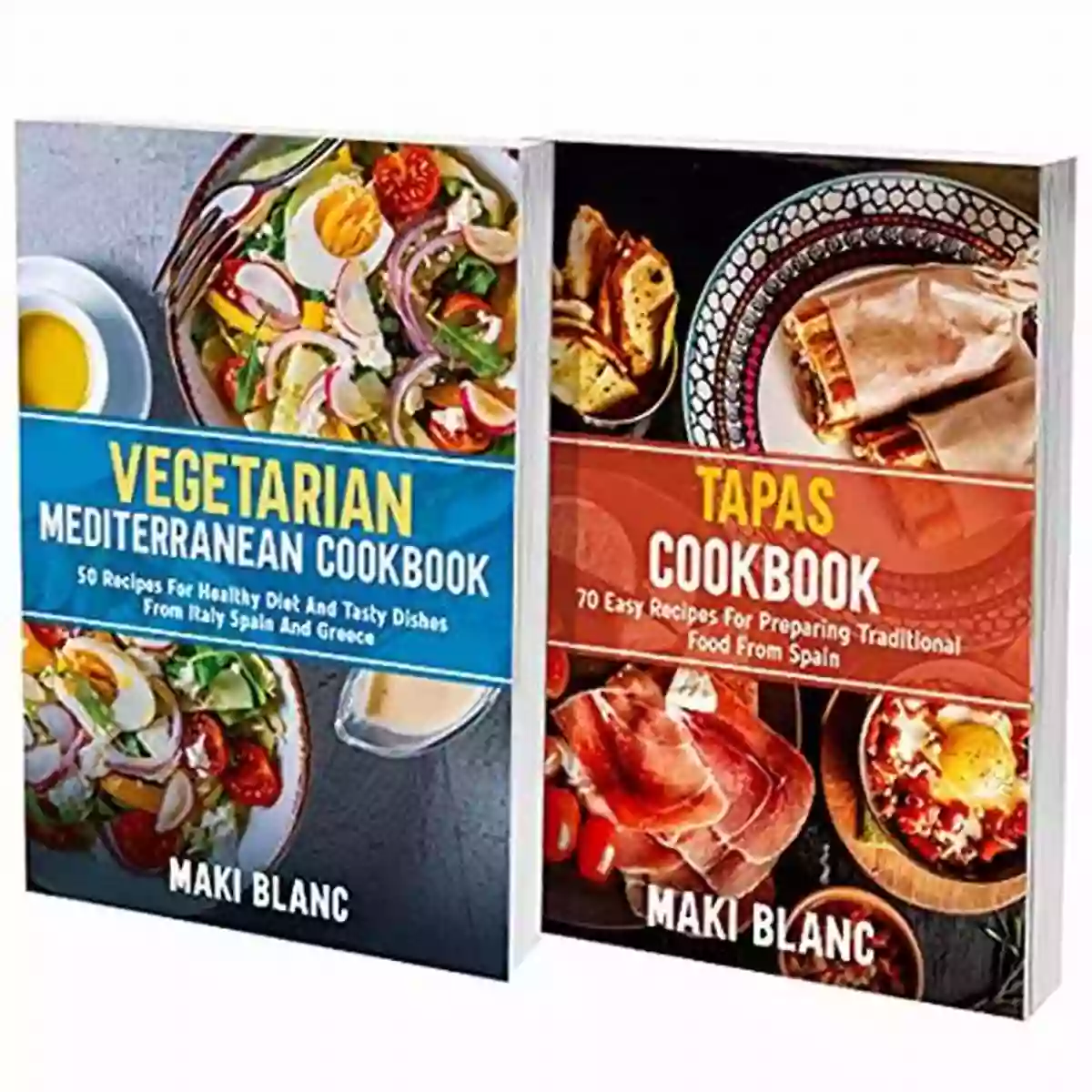 Mediterranean And Tapas Cookbook Cover Mediterranean And Tapas Cookbook: 2 In 1: Prepare At Home 140 Recipes For Authentic Food From Spain France And Greece