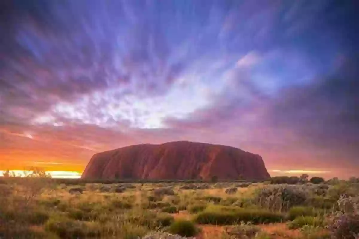 Mesmerizing Sunset View Of Uluru, The Heart Of Australia, A Natural Wonder Why People Should Visit Uluru (Rigby PM Generations)