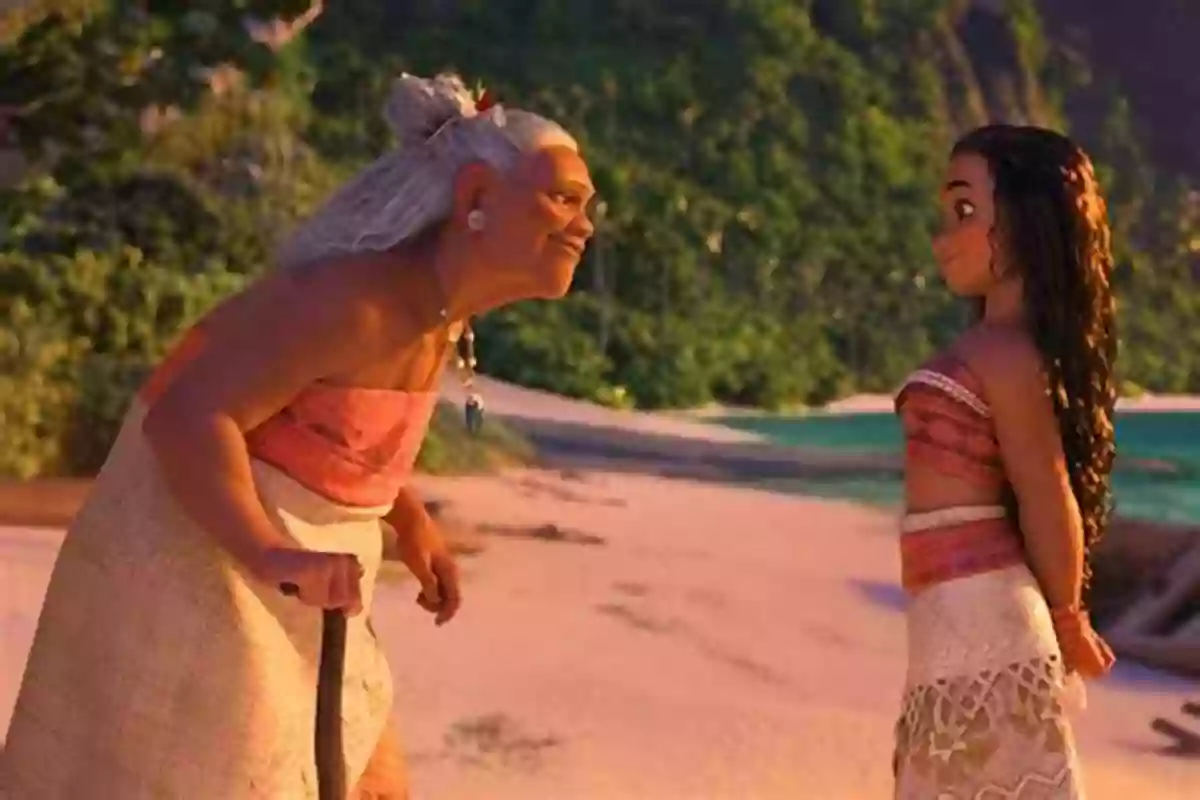 Moana Overlooking Her Homeland The Story Of Moana: A Tale Of Courage And Adventure