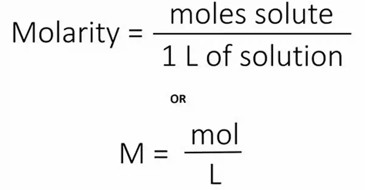 Molarity Formula Basic Laboratory Calculations For Biotechnology