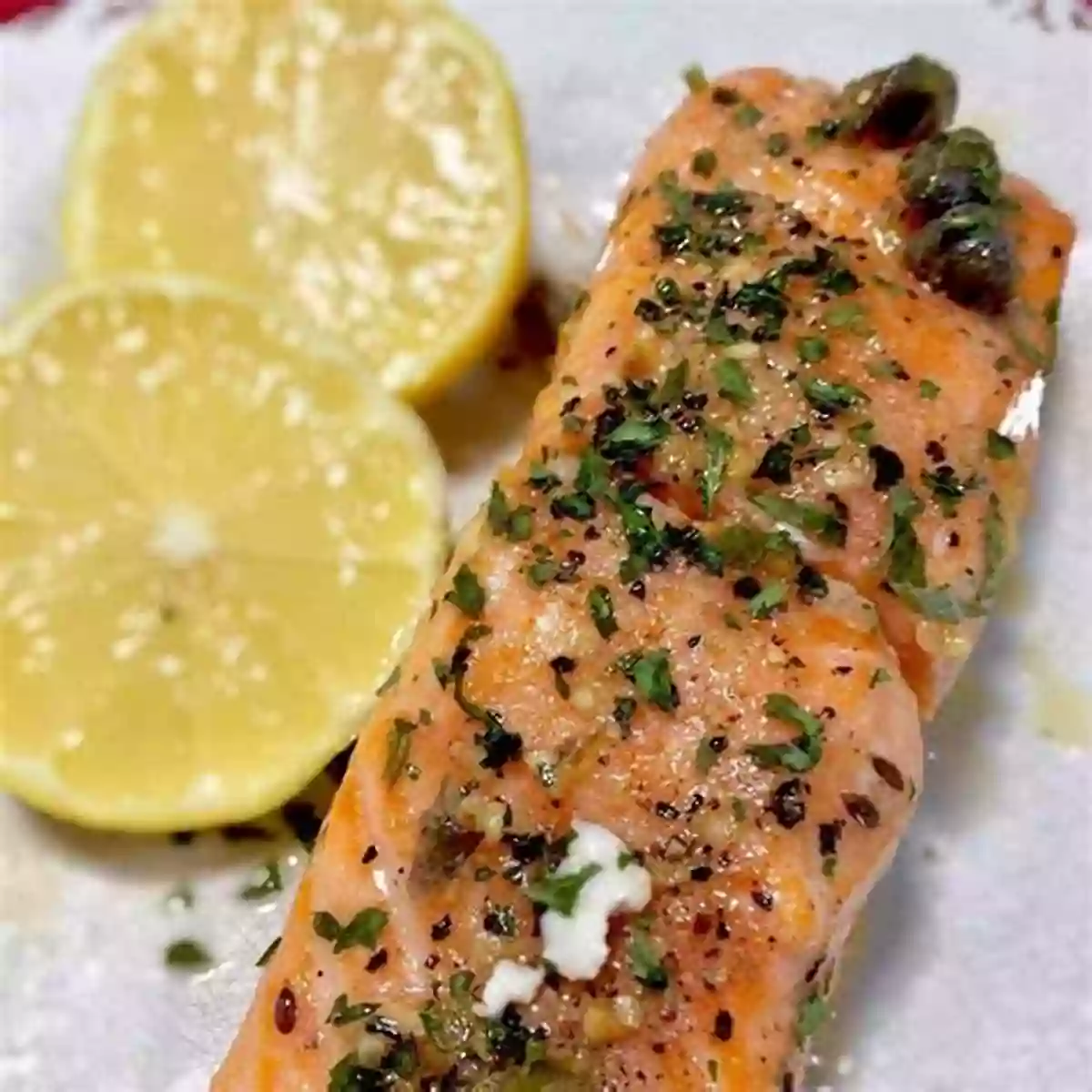 Mouth Watering Baked Salmon Fillet With A Fresh Lemon Garnish New And Useful Recipes: A Collection Of Simple And Healthy Recipes