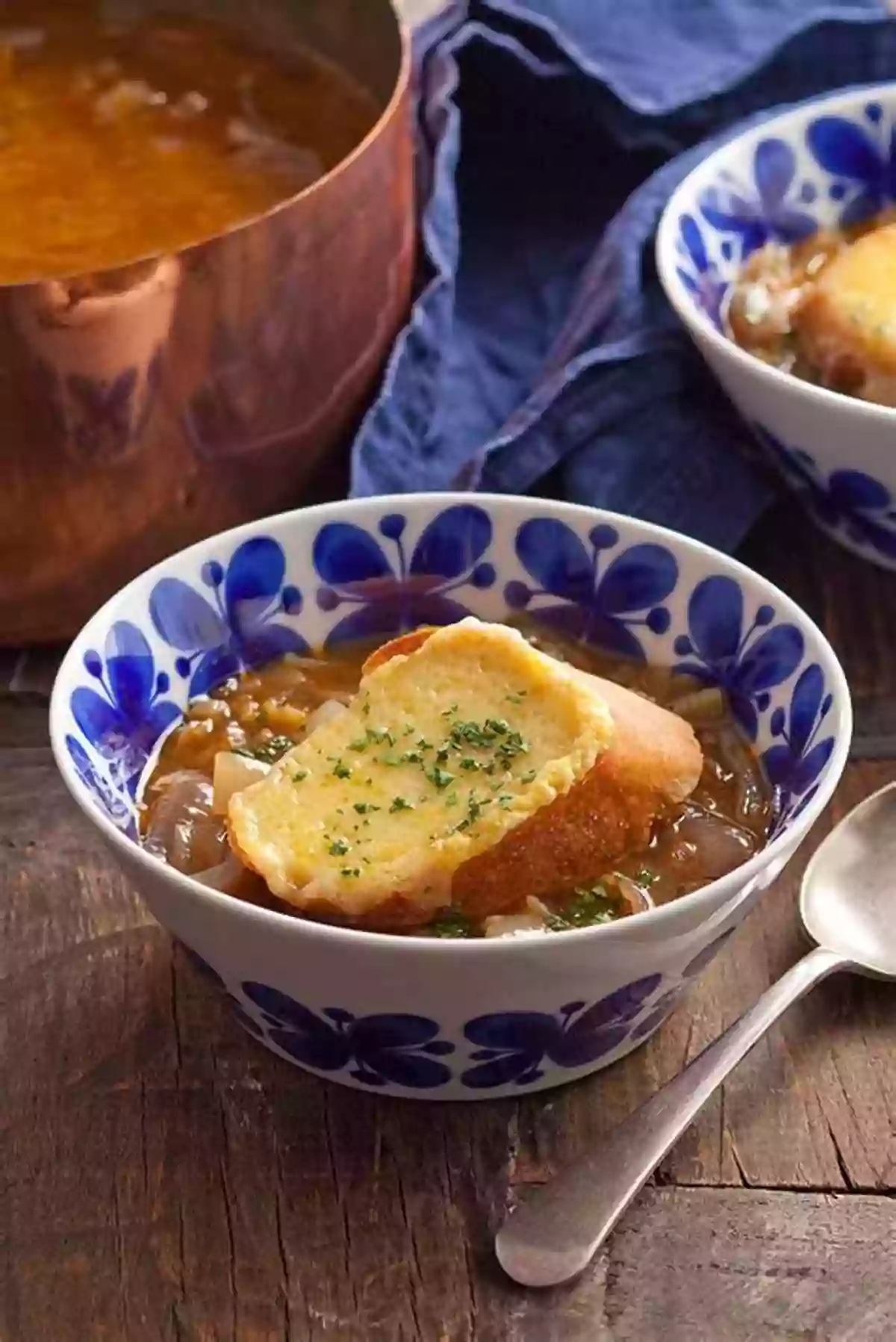 Onion Soup Gratinee: A Comforting, Rich Soup Topped With Toasted Cheese And Baguette Slices. No La La : 21 French First Course (Appetizer) Recipes Voted Best OF