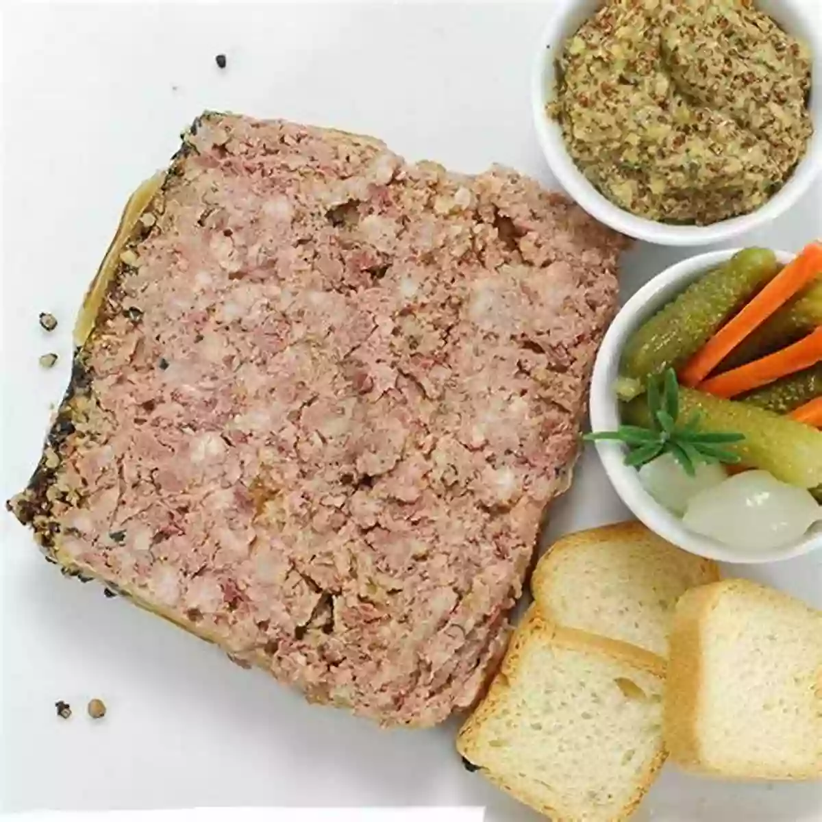 Pâte De Campagne: A Rustic Country Style Terrine Made From Pork, Bacon, And Herbs. No La La : 21 French First Course (Appetizer) Recipes Voted Best OF