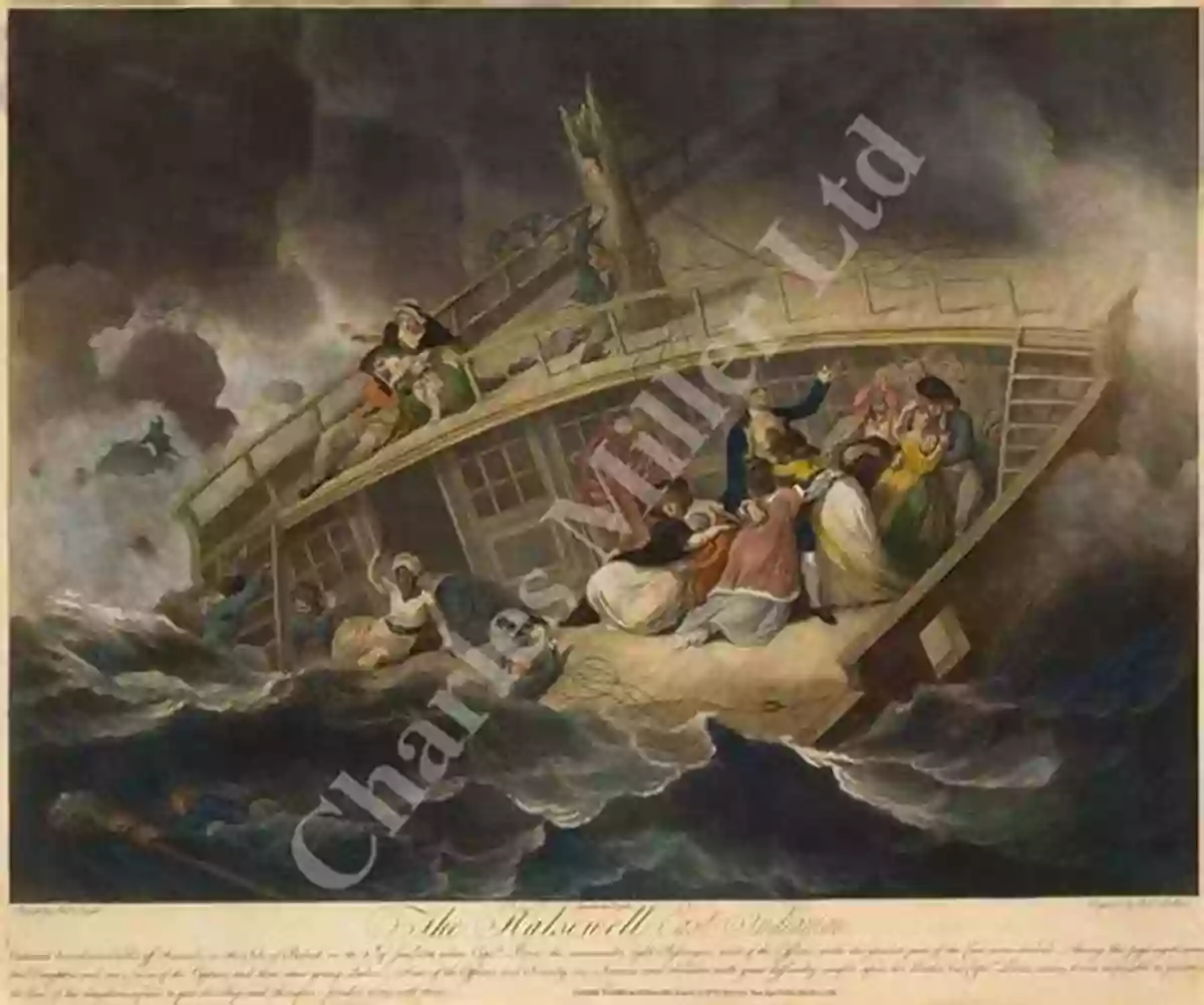 Painting Depicting The Halsewell East Indiaman Ship Sailing On Calm Waters The Unfortunate Captain Peirce And The Wreck Of The Halsewell East Indiaman 1786: A Life And Death In The Maritime Service Of The East India Company