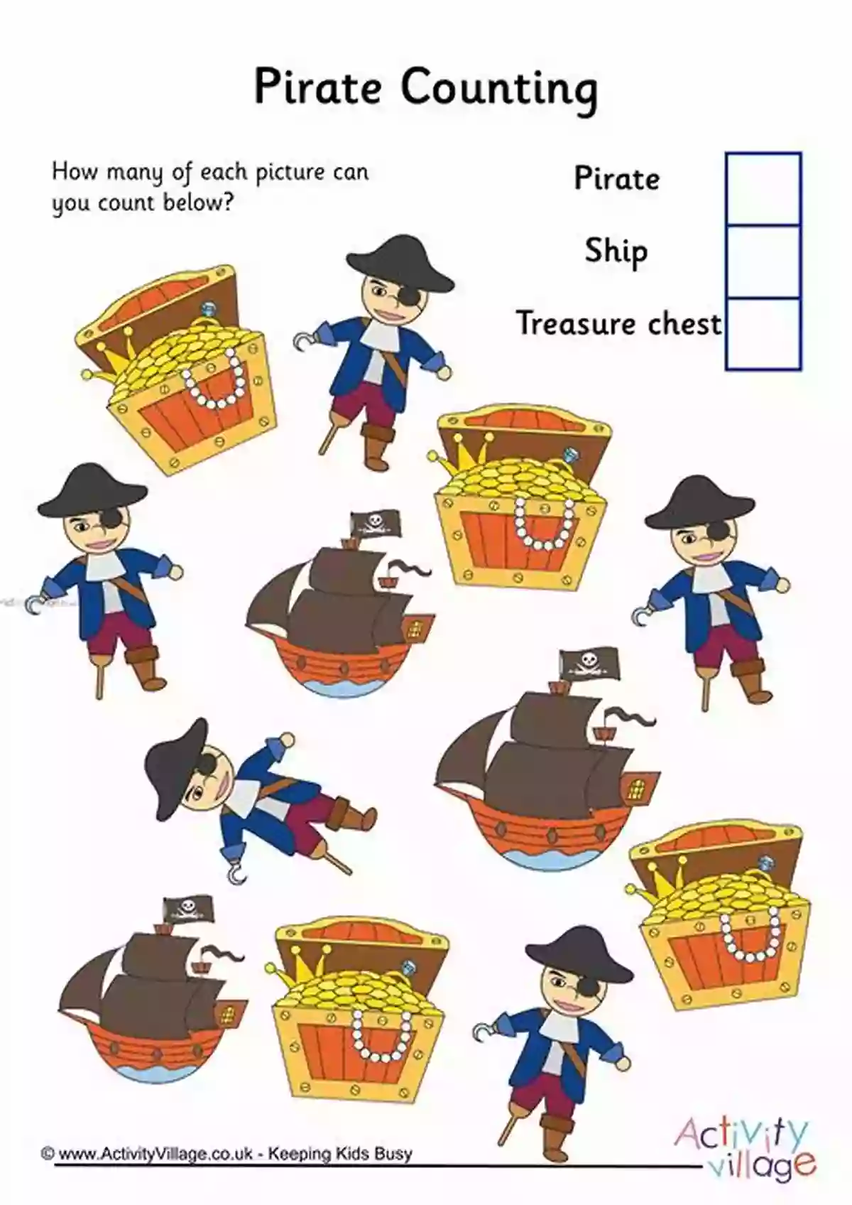 Patch The Counting Pirate A Fun Learning Adventure For Kids Patch The Counting Pirate Xist Publishing