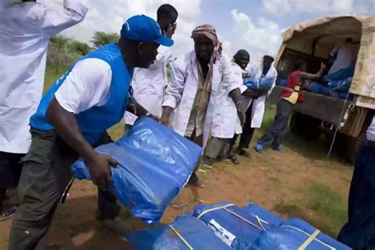 Person Providing Humanitarian Aid In A Disaster Zone Becoming An International Humanitarian Aid Worker