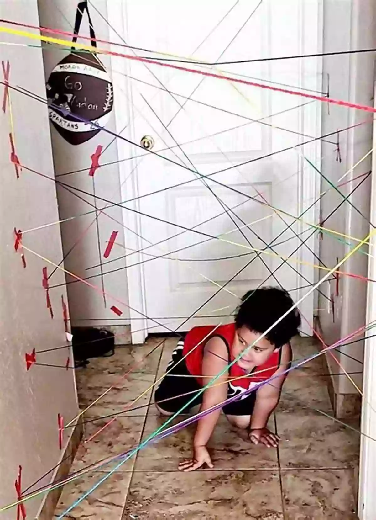 Preschooler Navigating Through A Homemade Laser Maze In Their Backyard Spy Training Camp. I Spy Summer: Summer For Preschoolers (I Spy For Toddlers And Preschoolers)