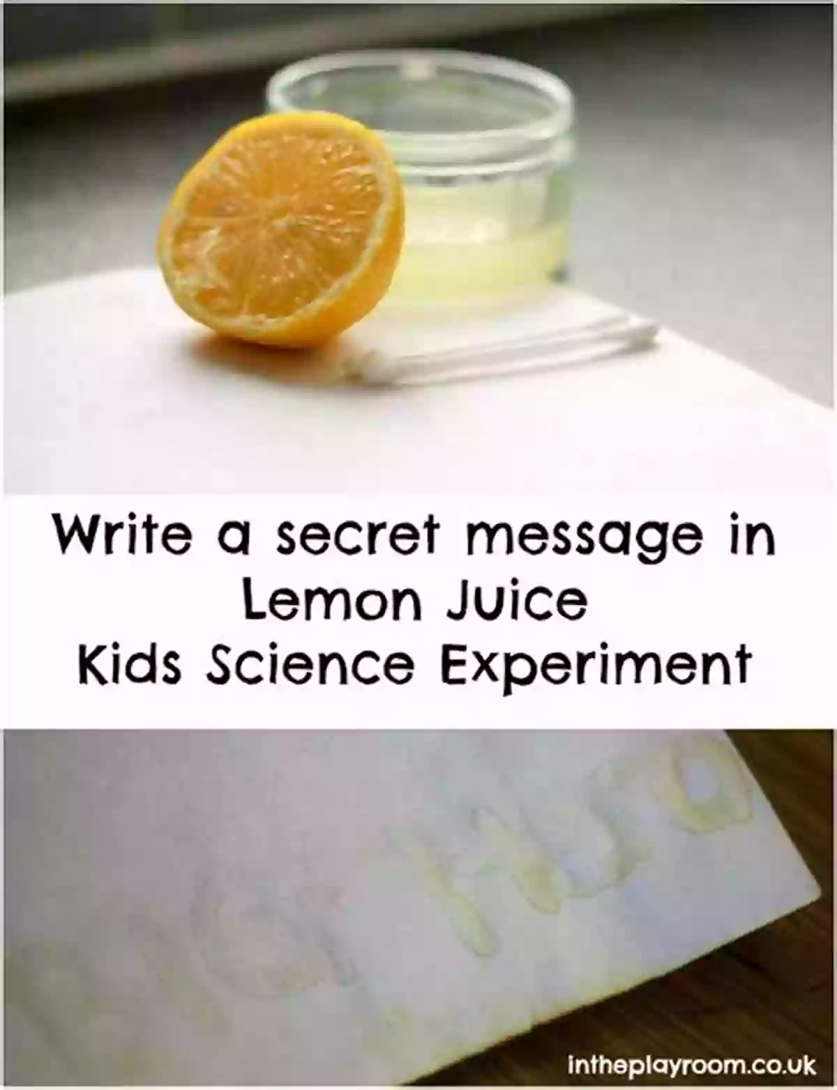 Preschooler Writing A Secret Message With Invisible Ink Made From Lemon Juice. I Spy Summer: Summer For Preschoolers (I Spy For Toddlers And Preschoolers)