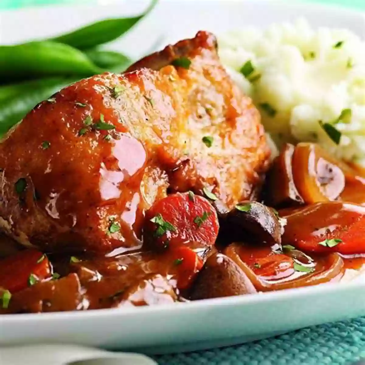 Quick And Easy Coq Au Vin Skillet Recipe With Tender Chicken, Red Wine, And Mushrooms Fast And Easy French Cooking For Busy People : Yes You CAN Do It (French Cuisine French Recipes French Cooking At Home French Cooking French Onion Soup European Recipes European Cuisine Crepes)