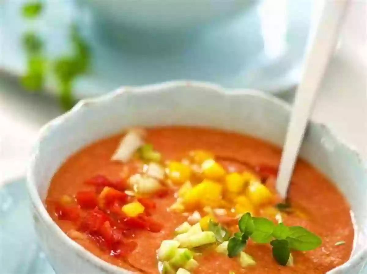 Refreshing Gazpacho, A Chilled Tomato Based Spanish Soup With Cucumbers, Bell Peppers, And Onions Money Heist: Amazing Spanish Recipes To Steal: Spanish Cuisine Recipes