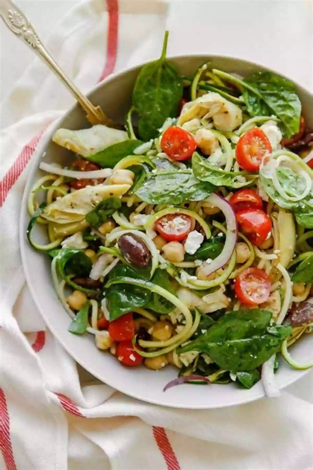 Refreshing Zucchini Pasta Salad Healthy Spiralizer Cookbook: Quick Easy Low Carb Spiralizer Recipes For Smart People