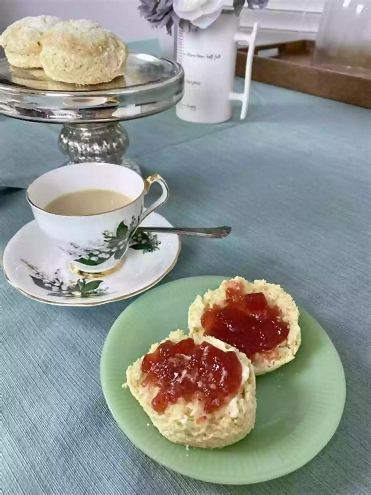 Royal High Tea Scones Freshly Baked Scones Served With Clotted Cream And Jam The Royal Recipes For The Ultimate Party: Mouth Watering Recipes