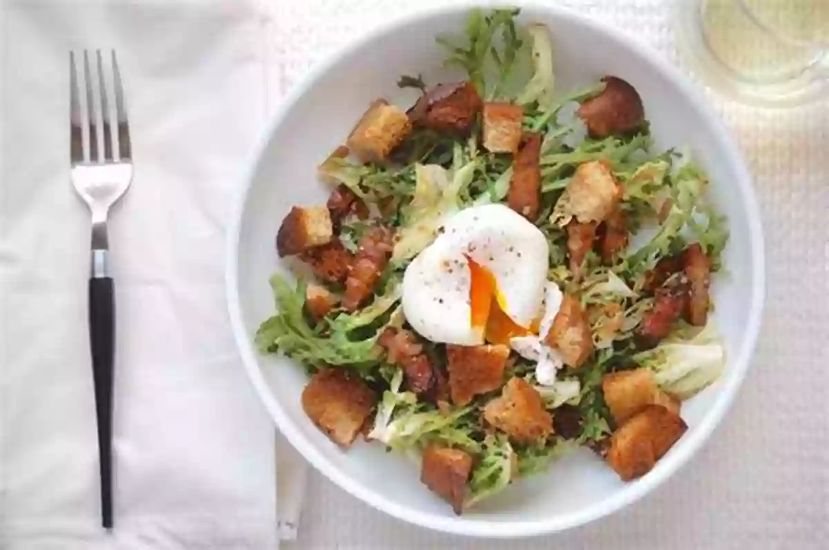 Salade Lyonnaise: A Classic French Salad With Poached Egg, Bacon, And Frisée Lettuce. No La La : 21 French First Course (Appetizer) Recipes Voted Best OF