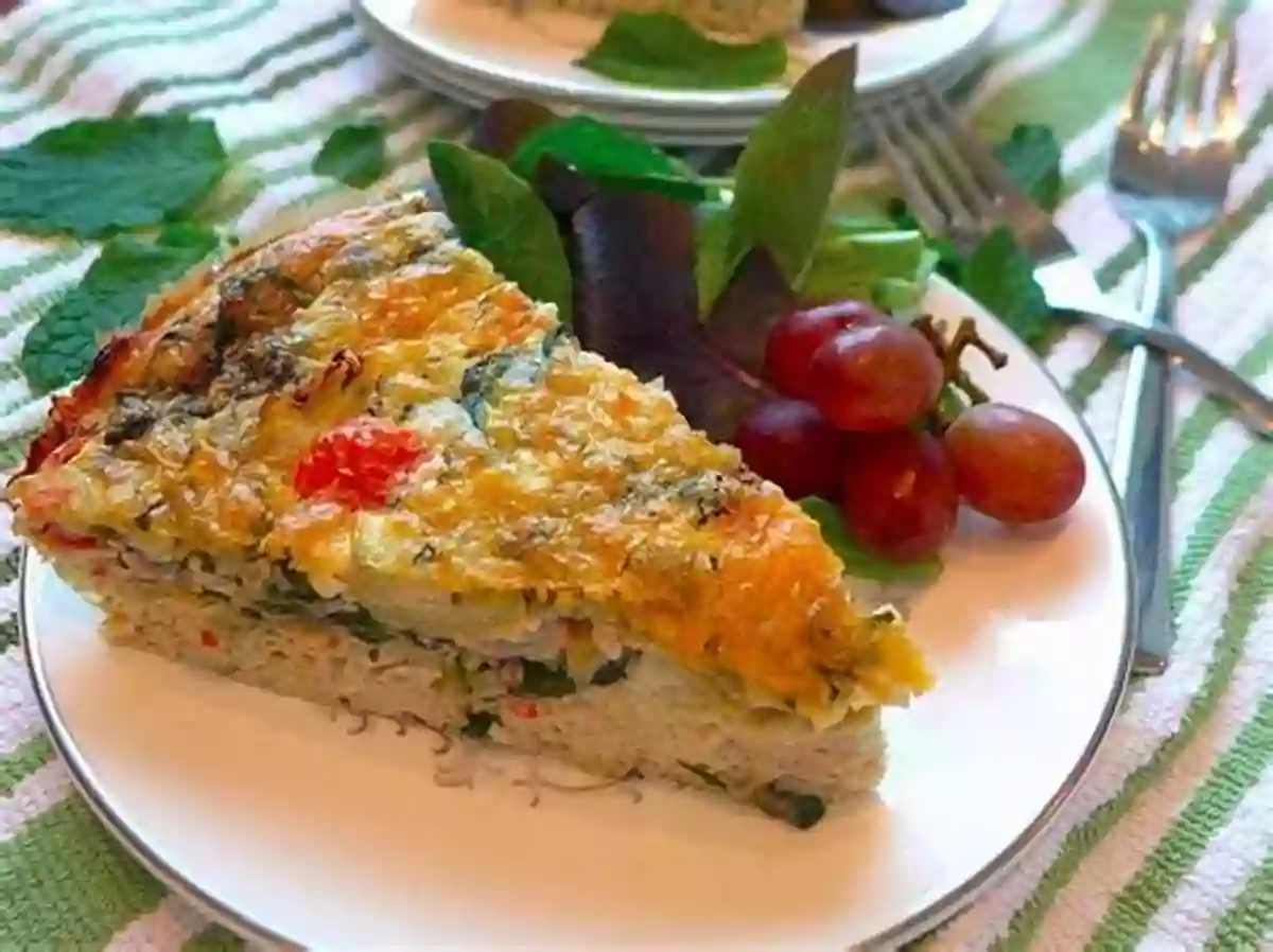 Savory Greek Frittata Recipe Mediterranean Diet Recipes #3: 25 Delicious Healthy Choice Recipes Perfect For Mediterranean Diet Followers Plant Based Recipes