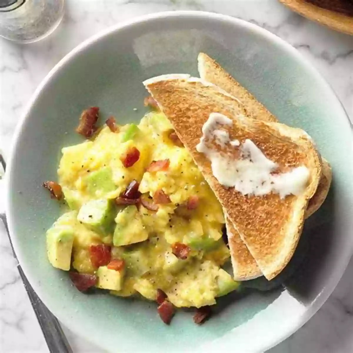 Scrambled Eggs With Avocado Healthy Breakfast: Starting Your Day With Breakfast Recipes: Unique Breakfast Dishes