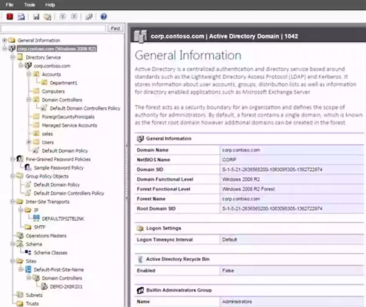 Screenshot Of The Active Directory Interface Windows Server Cookbook: For Windows Server 2003 Windows 2000