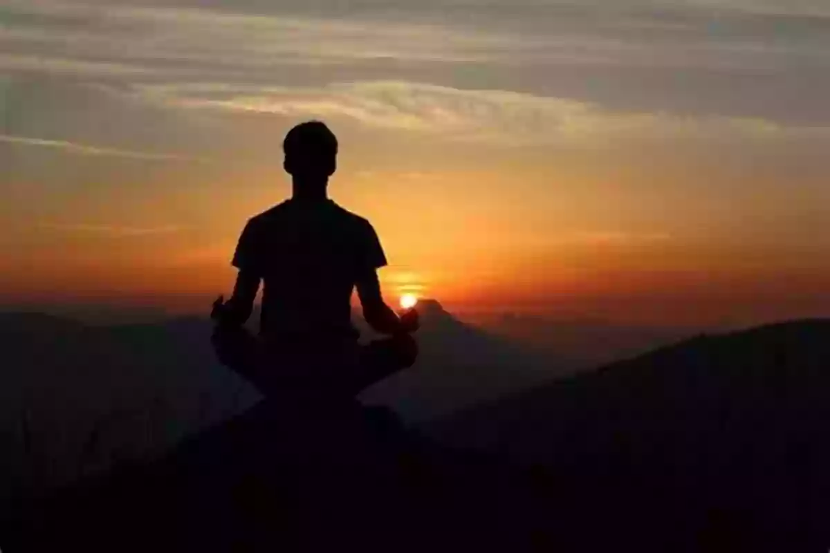 Silhouette Of A Person Meditating On A Mountaintop With A Sunset Background Mind Hacking Happiness Volume II (CLEAN LANGUAGE VERSION): Increasing Happiness And Finding Non Dual Enlightenment