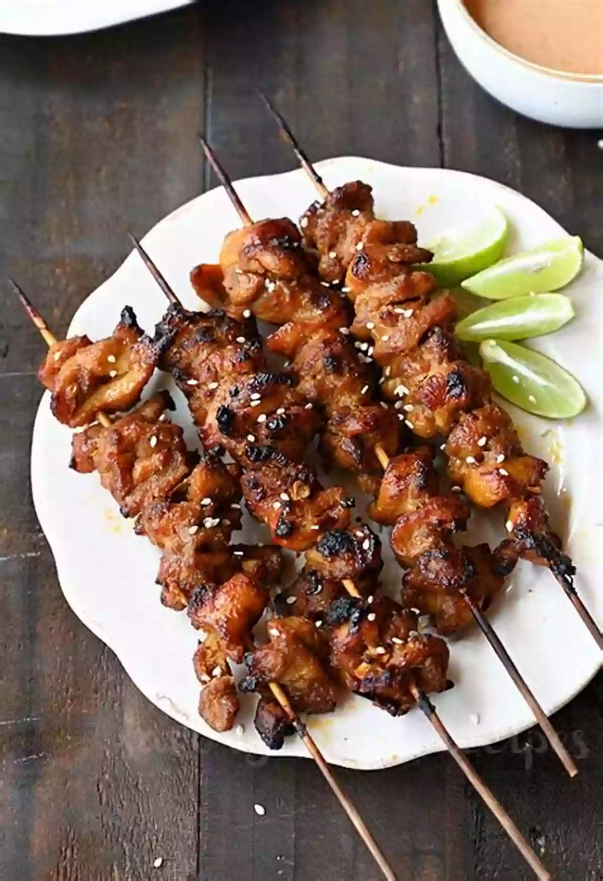 Smoky Grilled Chicken Skewers Marinated In Spices POK POK The Drinking Food Of Thailand: A Cookbook