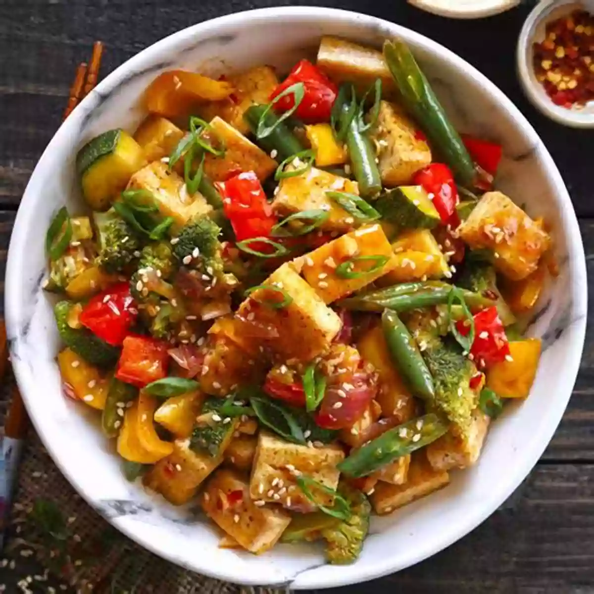 Stir Fried Tofu With Vegetables The Complete Bowls Cookbook: 2 In 1: 150 Healthy Recipes For Mediterranean Diet And Asian Food