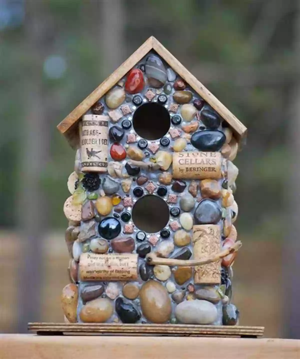 Strategically Placed Birdhouses In A Serene Garden A House For Every Bird