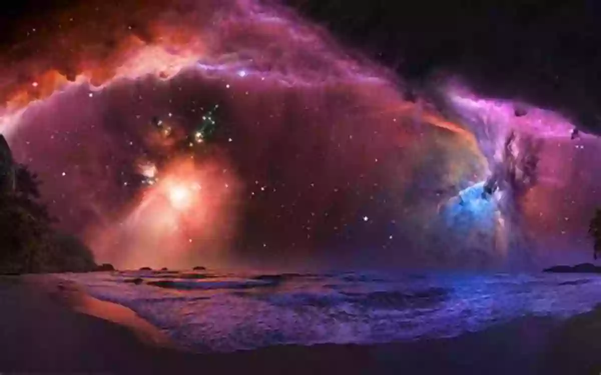 Stunning View Of The Night Sky With Colorful Nebulae Weird Weather: Tales Of Astronomical And Atmospheric Anomalies (Astronomers Universe)