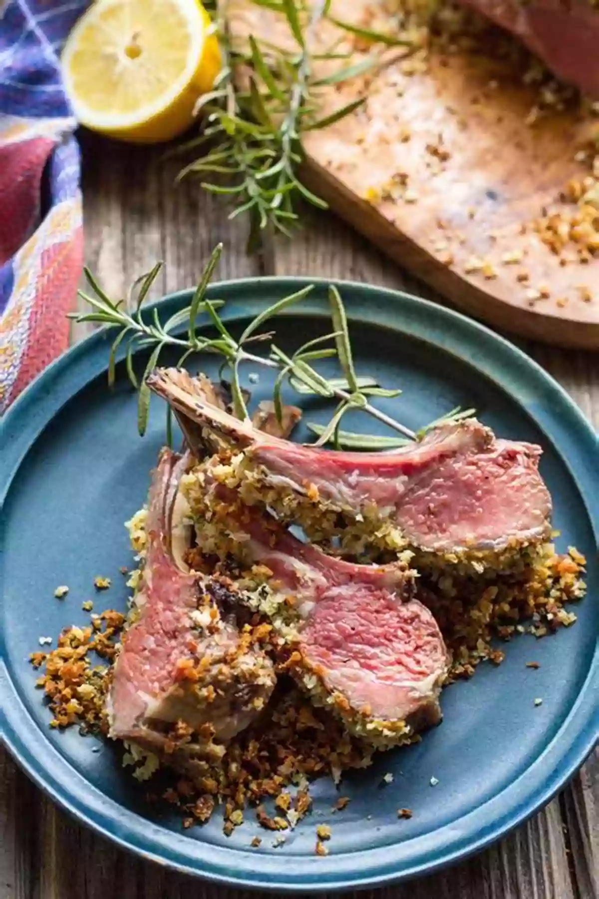 Succulent Herb Crusted Rack Of Lamb Served With Roasted Vegetables 365 Impressive Dinner Party Recipes: Best Dinner Party Cookbook For Dummies