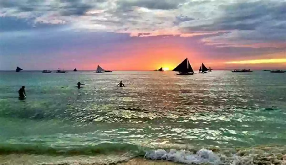 Sunset At A Beautiful Philippine Beach The Philippine Islands Moluccas Siam Cambodia Japan And China At The Close Of The Sixteenth Century Volume 39