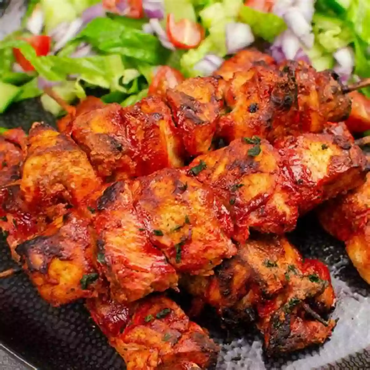 Tandoori Chicken Skewers Mediterranean Cuisine: 30 Delicious Kebab And Red Meat Recipes (Chef For Life 6)