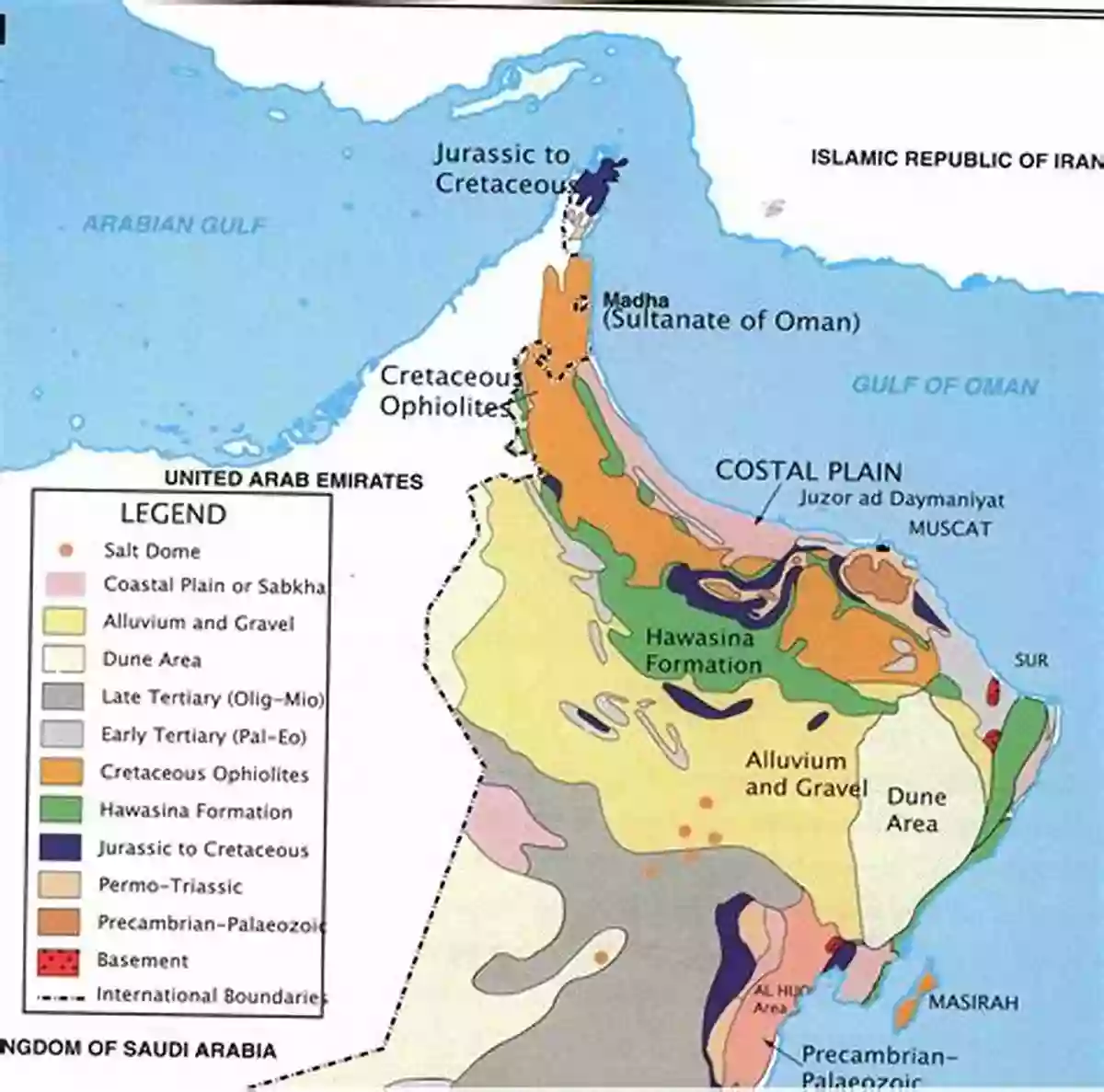 Tectonic Plates Collide Geology Of The Oman Mountains Eastern Arabia (GeoGuide)