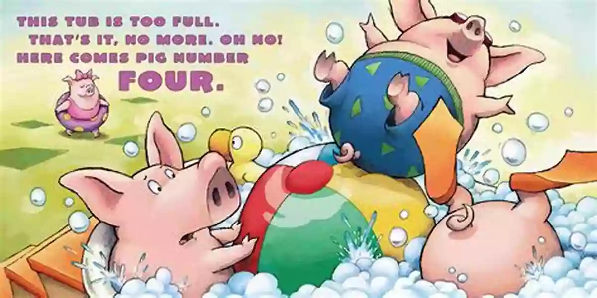 Ten Pigs Splashing Joyfully In A Bathtub An Epic Bath Adventure Ten Pigs: An Epic Bath Adventure