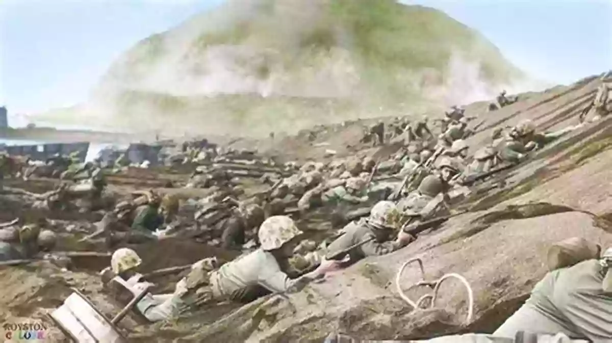 The 5th Marine Division Soldiers Storming The Beaches Of Iwo Jima The Spearhead: The 5th Marine Division In World War II: Part Two